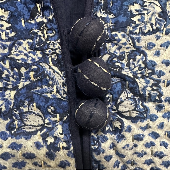 Soft Surroundings Blue Floral Jacket - Picture 4 of 8